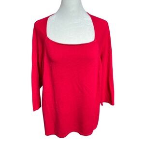 Venezia Jeans red top 18/20